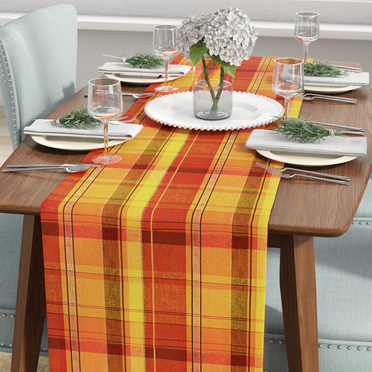 Plaid deals table runner